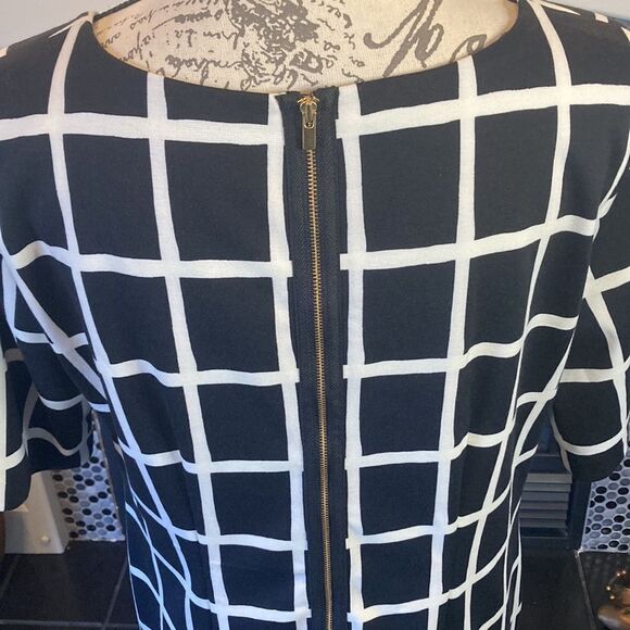 Cato black and white dress, size large, excellent used condition - Picture 5 of 10
